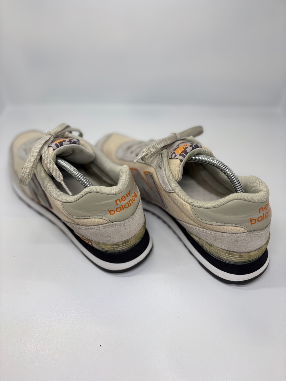 New Balance 515 Retro ML515OBM Men’s Size 12 Gray Beige Suede Mesh Sneakers - Picture 9 of 15